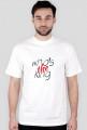 T-shirt męski "Who's the king"