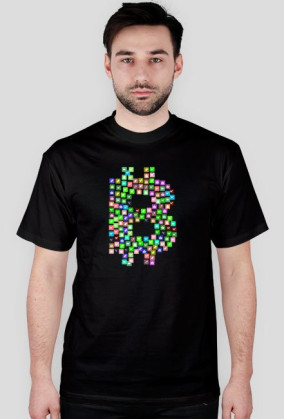 koszulka bitcoin (czarna, męska)