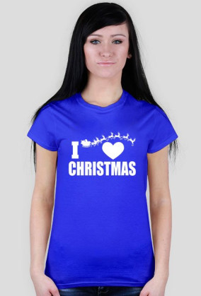I love Christmas Kocham święta Bożego Narodzenia - kobieca