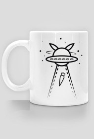 Króliczy statek kosmiczny kubek