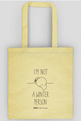 Winter person - torba kolor