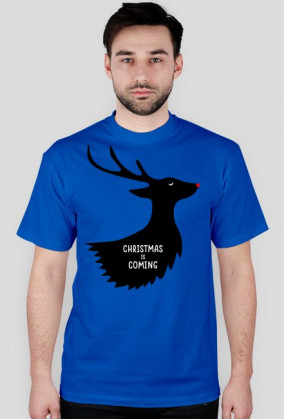 Christmas is coming - koszulka męska świąteczna