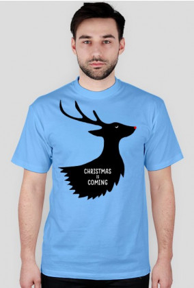 Christmas is coming - koszulka męska świąteczna