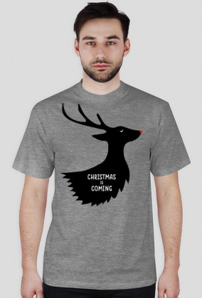 Christmas is coming - koszulka męska świąteczna