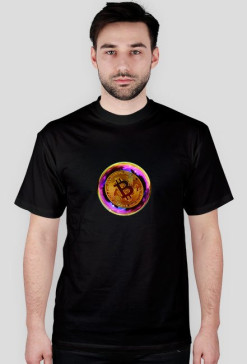 koszulka bitcoin (czarna, męska)