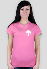 T-Shirt Damski Alien Pink