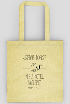 Z koteł najlepiej - torba kolor
