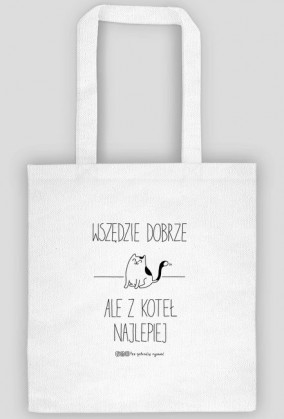 Z koteł najlepiej - torba kolor
