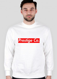 Bluza bez kaptura Prestige Corporation//fake supreme logo