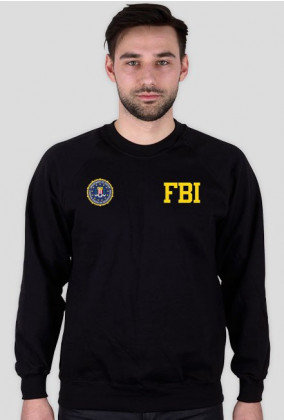 Bluza bez kaptura FBI