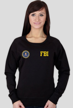 Bluza bez kaptura FBI