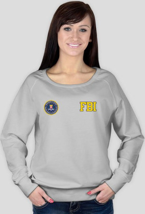 Bluza bez kaptura FBI