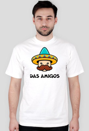 T-SHIRT "DAS AMIGOS" (WHITE)