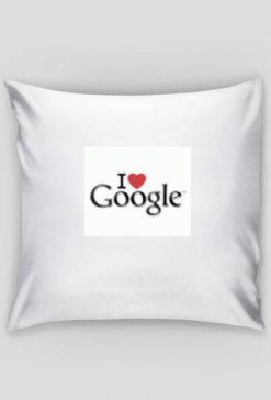 I love google poduszka