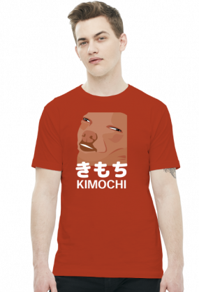 Koszulka Otaku - Kimochi (Japoński Mem) (Męska)