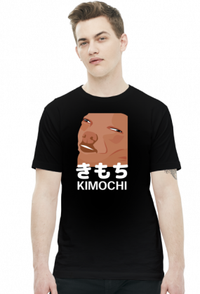 Koszulka Otaku - Kimochi (Japoński Mem) (Męska)