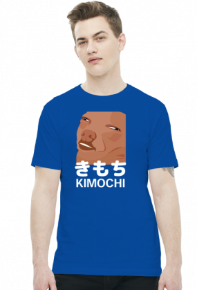 Koszulka Otaku - Kimochi (Japoński Mem) (Męska)