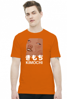 Koszulka Otaku - Kimochi (Japoński Mem) (Męska)