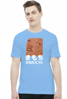 Koszulka Otaku - Kimochi (Japoński Mem) (Męska)