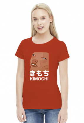 Koszulka Otaku - Kimochi (Japoński Mem) (Damska)