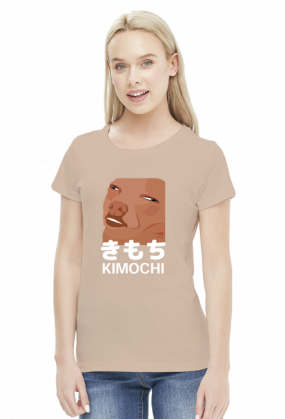 Koszulka Otaku - Kimochi (Japoński Mem) (Damska)