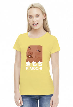 Koszulka Otaku - Kimochi (Japoński Mem) (Damska)