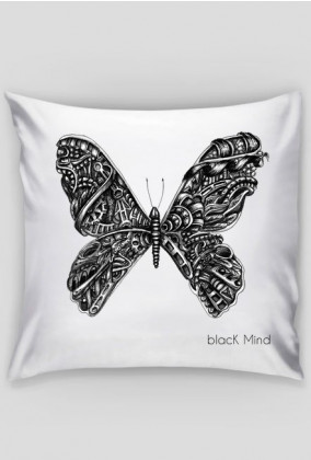 Poduszka "Butterfly" ( motyl ) - blacK Mind