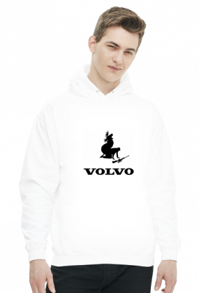 Bluza męska z kapturem Volvo Łoś