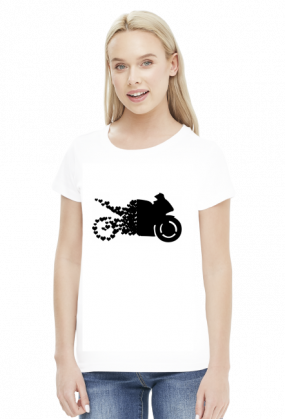 LoveBike - damska koszulka motocyklowa