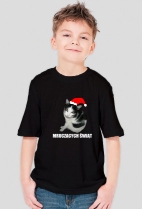 Mruczących świąt (T-shirt dziecięcy)