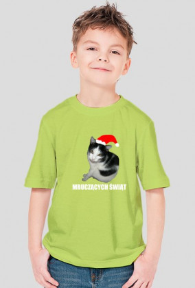 Mruczących świąt (T-shirt dziecięcy)