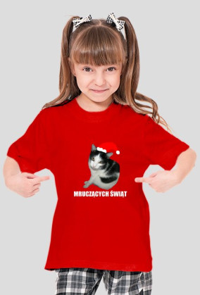 Mruczących świąt (T-shirt dziecięcy)