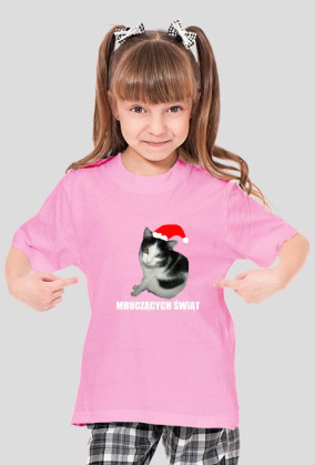 Mruczących świąt (T-shirt dziecięcy)