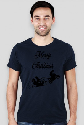 Merry Christmas - męska koszulka świąteczna