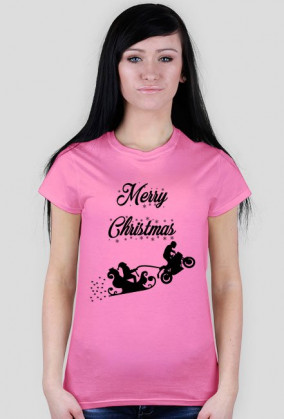 Merry Christmas - damska koszulka świąteczna