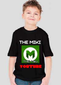 Koszulka Dziecięca (Chłopiec) THE MIKI (Tekst + Logo,Awatar kanału)