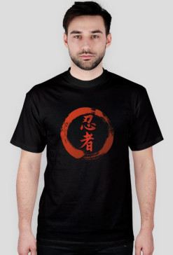 KOSZULKA NINJA T-Shirt Ninjutsu Kanji Koło NINJAGAMESPL
