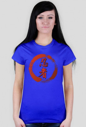 T-Shirt Ninjutsu Kanji Koło - Damska