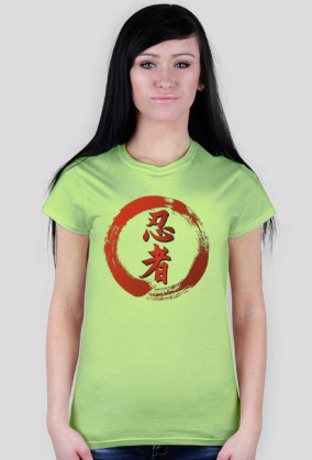 T-Shirt Ninjutsu Kanji Koło - Damska