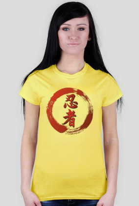 T-Shirt Ninjutsu Kanji Koło - Damska