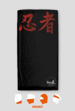 MASKA Ninja Shinobi BANDAMKA - Komin - Ninjutsu Kanji NINJAGAMESPL