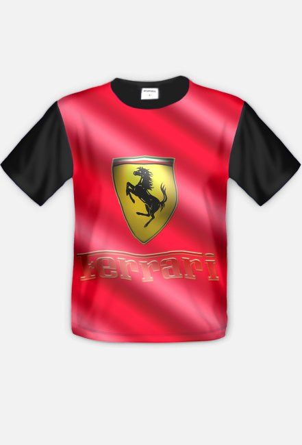 Koszulka męska fullprint "Ferrari"