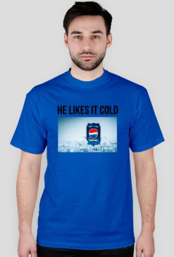 HeLikesItCold Blue Tee