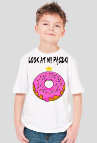 Bluzka chłopięca "look at my pączki"