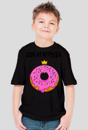 Bluzka chłopięca "look at my pączki"