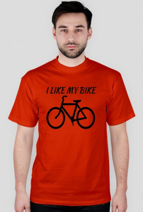 I LIKE MY BIKE - koszulka dla mężczyzn