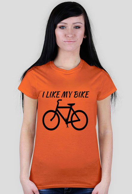 I LIKE MY BIKE - koszulka dla kobiet