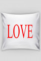 Poduszka z napisem LOVE
