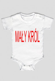 Śpioszki/body dziecięce z napisem MAŁY KRÓL