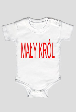 Śpioszki/body dziecięce z napisem MAŁY KRÓL